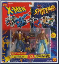 Wolverine (Civilian) vs. Peter Parker Action Figure