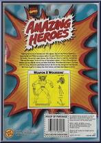 Weapon X (AOA Wolverine) from Marvel - Amazing Heroes manufactured by Toy Biz [Back]