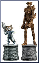 Rocket Raccoon / Groot from Marvel Chess Collection - Special manufactured by Eaglemoss [Loose]