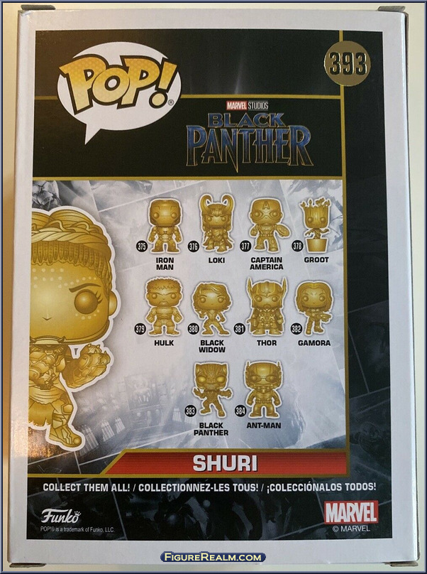 funko pop shuri gold
