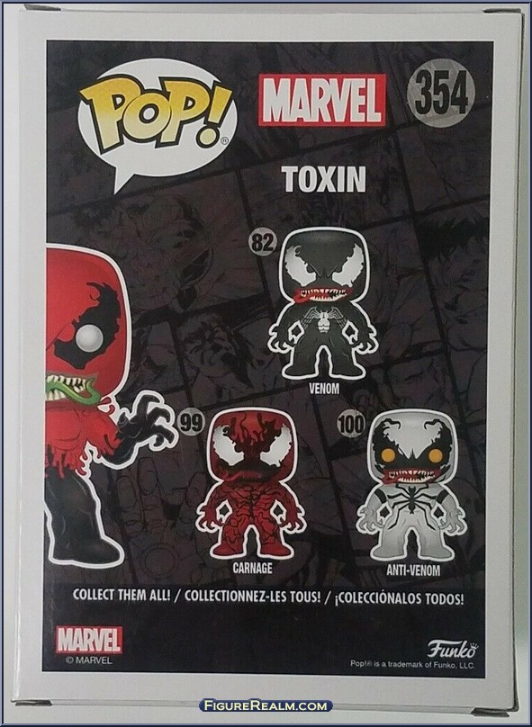 Toxin Marvel Marvel Universe Pop! Funko Action Figure