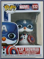 Cap Snowman from Marvel - Marvel Universe Pop! manufactured by Funko [Front]