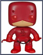 Daredevil (Red) from Marvel - Marvel Universe Pop! manufactured by Funko [Loose]