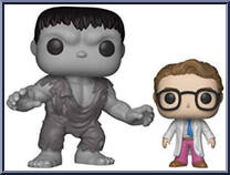 Hulk & Bruce Banner from Marvel - Marvel Universe Pop! manufactured by Funko [Loose]
