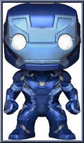Iron Man (Metallic) (Make-A-Wish) from Marvel - Marvel Universe Pop! manufactured by Funko [Loose]