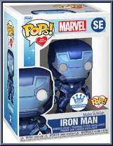 Iron Man (Metallic) (Make-A-Wish) from Marvel - Marvel Universe Pop! manufactured by Funko [Front]