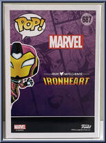 Ironheart from Marvel - Marvel Universe Pop! manufactured by Funko [Back]