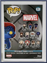 Mystique from Marvel - Marvel Universe Pop! manufactured by Funko [Back]