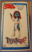 Mystique from Marvel - Rock Candy manufactured by Funko [Back]