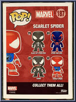 Scarlet Spider from Marvel - Marvel Universe Pop! manufactured by Funko [Back]