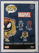 Scream Symbiote from Marvel - Marvel Universe Pop! manufactured by Funko [Back]