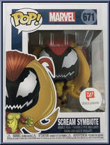 Scream Symbiote from Marvel - Marvel Universe Pop! manufactured by Funko [Front]