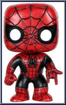 Spider-Man (Red / Black) from Marvel - Marvel Universe Pop! manufactured by Funko [Loose]