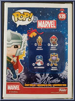 Thor (Holiday) from Marvel - Marvel Universe Pop! manufactured by Funko [Back]