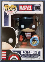 U.S. Agent from Marvel - Marvel Universe Pop! manufactured by Funko [Front]