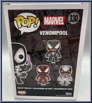Venompool from Marvel - Marvel Universe Pop! manufactured by Funko [Back]
