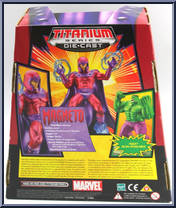 Magneto (Marvel Legends) from Marvel - Titanium Series (Die-Cast) manufactured by Galoob [Back]