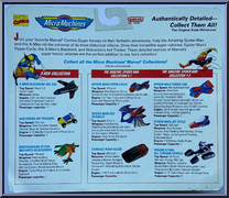 X-Men Collection from Marvel - Micro Machines manufactured by Galoob [Back]