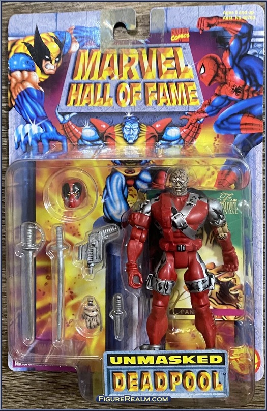 Deadpool - Marvel - Hall of Fame - Unmasked - Toy Biz Action Figure
