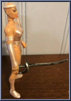 Elektra (Silver Uniform) from Marvel - Hall of Fame - She-Force - Series 2 manufactured by Toy Biz [Loose]