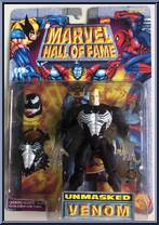 Venom from Marvel - Hall of Fame - Unmasked manufactured by Toy Biz [Front]