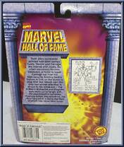 War Machine from Marvel - Hall of Fame - Unmasked manufactured by Toy Biz [Back]
