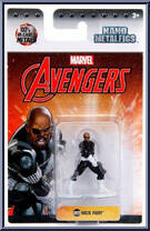 Nick Fury from Marvel - Nano MetalFigs - Avengers manufactured by Jada Toys [Front]