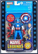 Captain America from Marvel Legends - 20th Anniversary - Series 1 manufactured by Hasbro [Front]