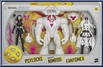 Psylocke / Nimrod / Fantomex  from Marvel Legends - 20th Anniversary X-Men - Exclusives manufactured by Hasbro [Front]