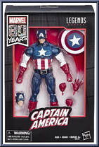 Captain America from Marvel Legends - 80th Anniversary Series - Basic Series manufactured by Hasbro [Front]