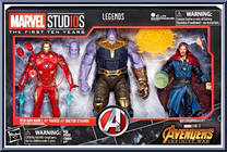 Iron Man (Mark L) / Thanos / Doctor Strange from Marvel Legends - Cinematic Universe 10th Anniversary - Box Sets manufactured by Hasbro [Front]