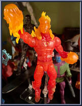 Human Torch from Marvel Legends - Infinite Series - Exclusives manufactured by Hasbro [Loose]