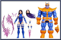 Psylocke vs Thanos from Marvel Legends - Infinite Series - Gamerverse manufactured by Hasbro [Loose]