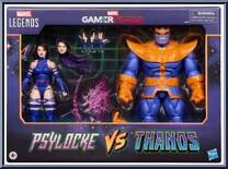 Psylocke vs Thanos from Marvel Legends - Infinite Series - Gamerverse manufactured by Hasbro [Front]