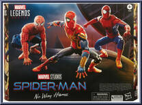 Spider-Man No Way Home 3-Pack from Marvel Legends - Infinite Series - Exclusives manufactured by Hasbro [Front]