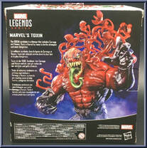 Toxin from Marvel Legends - Infinite Series - Exclusives manufactured by Hasbro [Back]