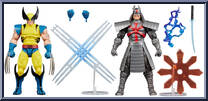 Wolverine vs Silver Samurai from Marvel Legends - Infinite Series - Gamerverse manufactured by Hasbro [Loose]