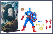 Captain America from Marvel Legends - Retro - 6" Scale manufactured by Hasbro [Loose]