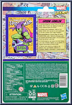 Green Goblin from Marvel Legends - Retro - Basic Series manufactured by Hasbro [Back]