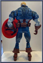 Captain America from Marvel Legends - Icons - Series 1 manufactured by Toy Biz [Loose]