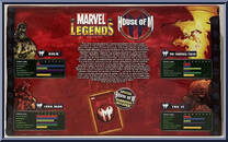 House of M from Marvel Legends - Box Sets manufactured by Toy Biz [Back]