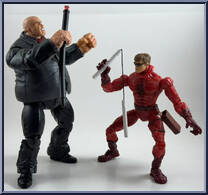 Kingpin (Black Jacket) vs Daredevil (Unmasked)