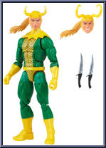 Loki (Twin Daggers) from Marvel Legends - Vintage - Super Heroes manufactured by Hasbro [Loose]