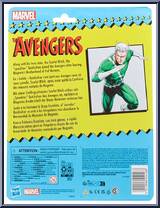 Quicksilver from Marvel Legends - Vintage - Super Heroes manufactured by Hasbro [Back]