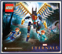 Eternal's Ariel Assault from Marvel - Eternals manufactured by Lego [Back]