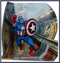 Captain America (Captain America #100) from Marvel - Posed Figures manufactured by McFarlane [Loose]