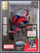 Spider-Man (Amazing Spider-Man #301) (Gold Label) from Marvel - Posed Figures manufactured by McFarlane [Front]