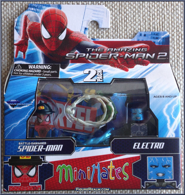 Battle-Damaged Spider-Man / Electro - Marvel Minimates - Wave 56