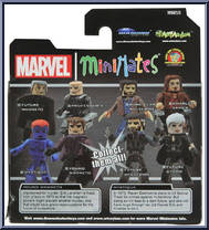 Charles Xavier / Bone Claw Wolverine from Marvel Minimates - Wave 58 - X-Men Days of Future Past Movie manufactured by Diamond Select [Back]