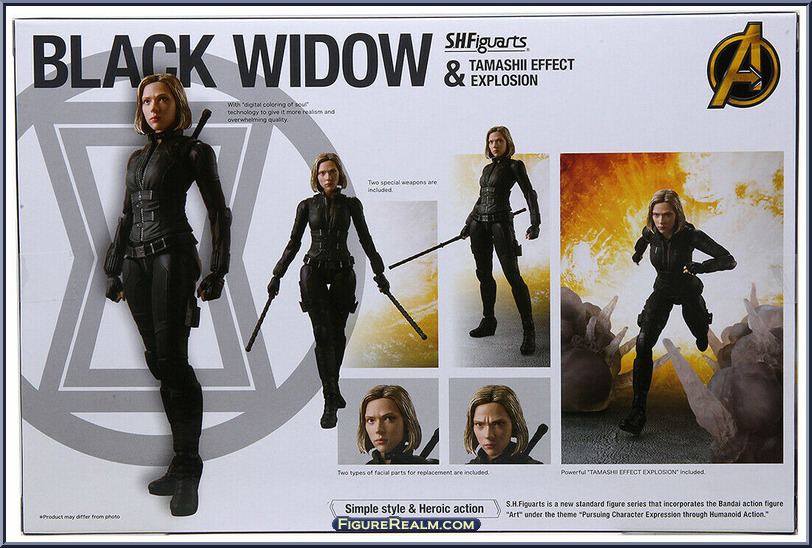 Bandai Tamashii Nations S.H. Figuarts Black Widow & Tamashii